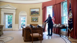 باراك اوباما في البيت الابيض، يوليو 2014  Pete Souza/ White House