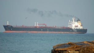 Illustrative photo of a crude oil tanker (photo credit: Shay Levy/Flash90)