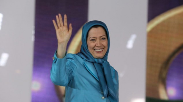 مريم رجوي رئيسة المجلس الوطني للمقاومة الايرانية وفصيله الرئيسي حركة مجاهدي خلق (Apa Iceurope, CC-BY-2.0, Flickr)