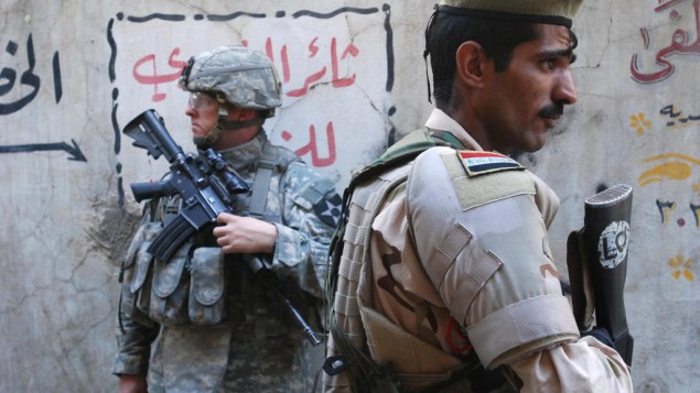 صورة توضيحية لجندي امريكي في العراق، 5 ابريل 2007 (CC BY 2.0 Expert Infantry, Flickr)