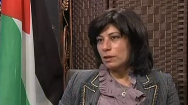 العضو في الجبهة الشعبية لتحرير فلسطين خالدة جرار. (لقطة من  YouTube)