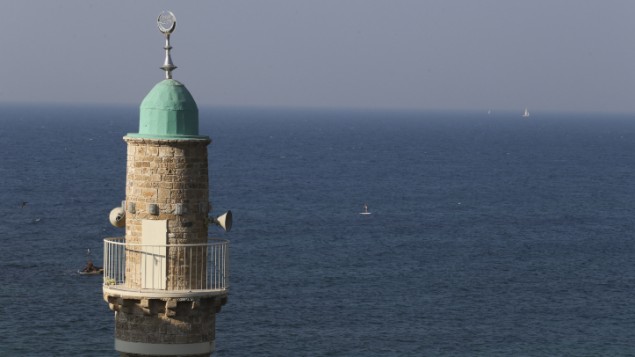 صورة توضيحية لمأذنة مسجد (Nati SHohat/FLASH90)