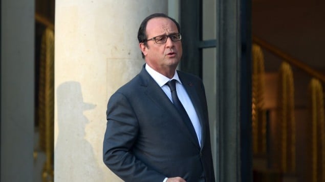 الرئيس الفرنسي فرنسوا هولاند، 10 نوفمبر 2015 (STEPHANE DE SAKUTIN / AFP)