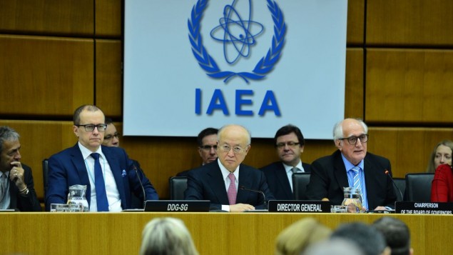 مجلس حكام الوكالة الدولة للطاقة الذرية خلال جلسة في النمسا، 15 ديسمبر 2015 (Dean Calma / IAEA)