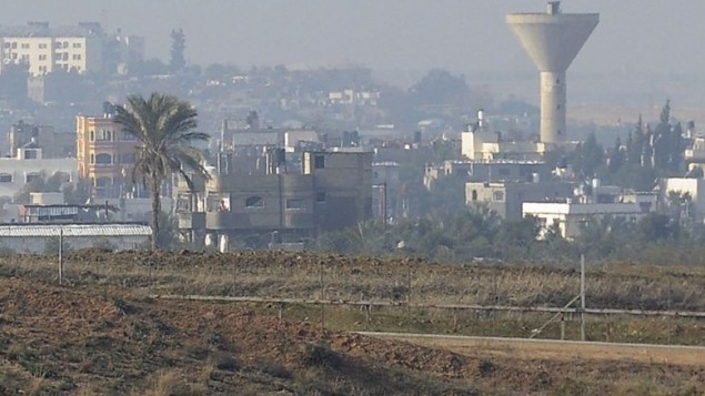 السياج الحدودي بين اسرائيل وقطاع غزة (David Buimovitch/Flash90)