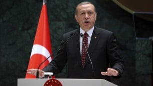 الرئيس التركي رجب طيب اردوغان خلال خطاب في انقرة، 10 مايو 2016 (ADEM ALTAN / AFP)