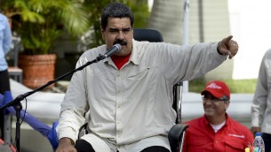 الرئيس الفنزويلي نيكولاس مادورو، 1 اكتوبر 2016 (FEDERICO PARRA / AFP)