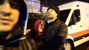 موقع هجوم احتفالات راس السنة الجديدة 1 يناير 2017 في اسطنبول YASIN AKGUL / AFP