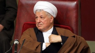 الرئيس الايراني الاسبق اكبر هاشمي رفسنجاني، 8 مارس 2011 (ATTA KENARE / AFP)