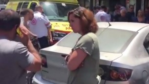 حادث طرق في تل أبيب قبل ساعة من وصول الرئيس الأمريكي دونالد ترامب إلى إسرائيل أثار مخاوف وقوع هجوم قبل أن تؤكد الشرطة أنه حادث طرق. (YouTube screenshot)