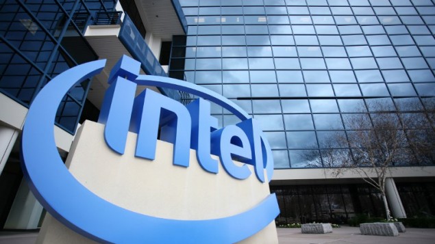 الحرم الجامعي لعملاق التكنولوجيا Intel في سانتا كلارا، كاليفورنيا. (AFP PHOTO / KIMIHIRO HOSHINO) الحرم الجامعي لعملاق التكنولوجيا Intel في سانتا كلارا، كاليفورنيا. (AFP PHOTO / KIMIHIRO HOSHINO)