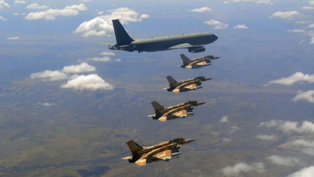طائرات حربية اسرائيلية خلال تدريب عسكري في الولايات المتحدة (IDF Spokesperson's Unit)