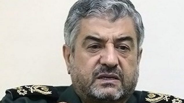 قائد الحرس الثوري الإيراني الجنرال محمد علي جعفري، 9 أكتوبر، 2013. (CC BY 4.0 Tasnim News/Wikipedia)