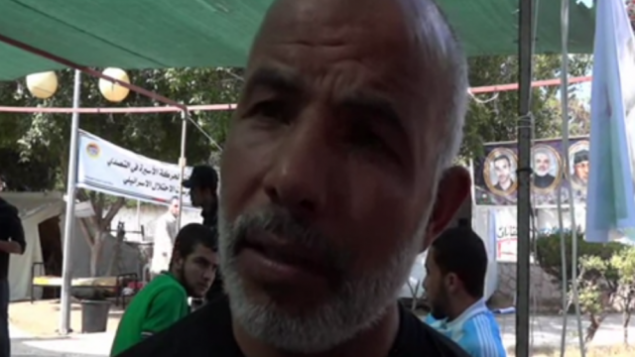 تم الإفراج عن توفيق أبو نعيم، رئيس قوات الأمن في غزة، في تبادل الأسرى مقابل شاليط عام 2011. (screen capture, YouTube)