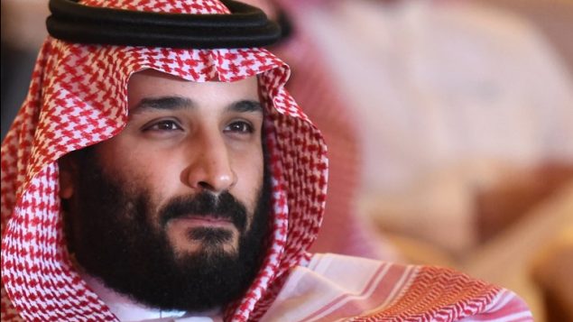 ولي العهد السعودي الأمير محمد بن سلمان يشارك في مؤتمر ل’مبادرة مستقبل الاستثمار ’ (FII) في الرياض، 24 أكتوبر، 2017.  ( AFP PHOTO / FAYEZ NURELDINE)