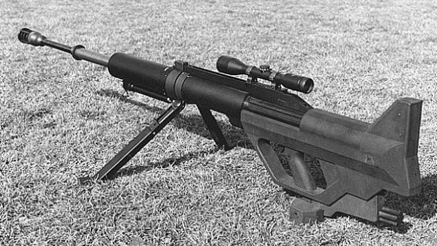 توضيحية: بندقية من طراز "شتاير  IWS 2000" الخارقة للدروع. 
 (Public Domain/US Army)
