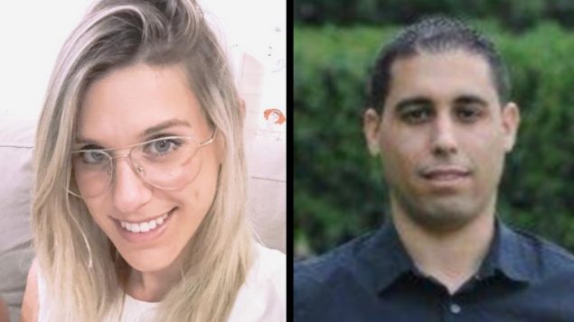 كيم ليفنغروند يحزكيل (29 عاما)، وزيف حجبي (35 عاما)، ضحيتا هجوم اطلاق نار في منطقة باركان الصناعية في الضفة الغربية، 7 اكتوبر 2018 (screenshots: Facebook)