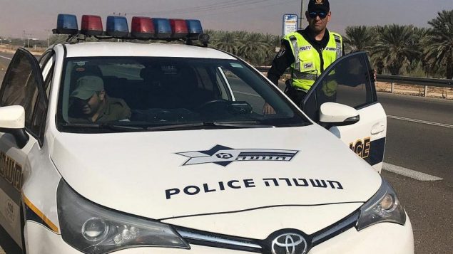 صورة توضيحية: شرطي في الضفة الغربية (Israel Police)