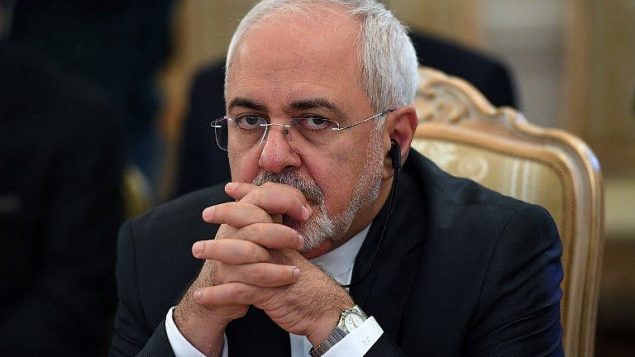 وزير الخارجية الإيراني محمد جواد ظريف يحضر اجتماع وزراء خارجية الدول المطلة على بحر قزوين في موسكو يوم 5 ديسمبر 2017. (AFP PHOTO / Kirill KUDRYAVTSEV)