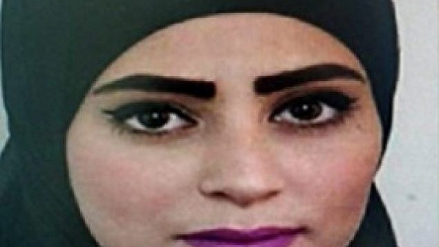نجلاء العموري (19 عاما)، التي عُثر على جثتها في وسط إسرائيل، 28 أبريل، 2019. (Courtesy)