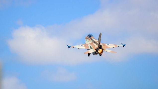 طائرة اف-16 اسرائيلية (Hagar Amibar/Israeli Air Force)