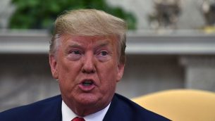 الرئيس الامريكي دونالد ترامب في البيت الابيض، 9 يوليو 2019 (Nicholas Kamm/AFP)