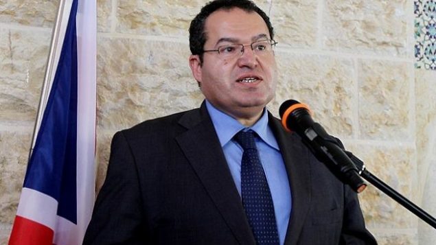مجدي الخالدي، مستشار رئيس السلطة الفلسطينية محمود عباس للشؤون الدبلوماسية. (Wafa)