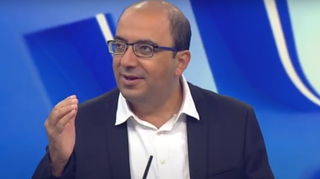 عضو الكنيست عن ’القائمة المشتركة’ سامي أبو شحادة (Screen capture: YouTube)