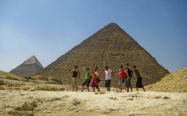 Michael Kimpton and friends in Egypt in August 2008. Michael Kimpton and friends in Egypt in August 2008.
