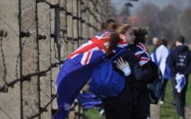 Members of the Australian MOTL contingent at Auschwitz. Photo: Emmanuel Santos Members of the Australian MOTL contingent at Auschwitz. Photo: Emmanuel Santos