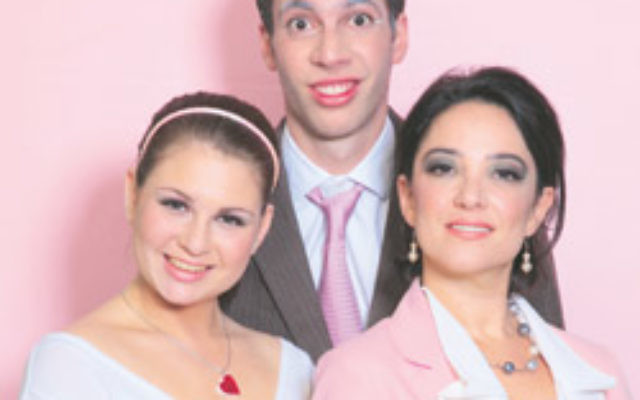 The Witches of Eastwick cast members (from left) Rachel Tigel, Oliver Rose and Dina Zaitman. Photo: Des McMillan The Witches of Eastwick cast members (from left) Rachel Tigel, Oliver Rose and Dina Zaitman. Photo: Des McMillan