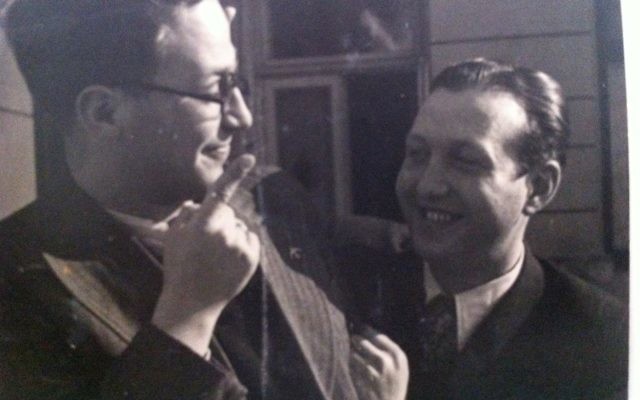 Alfons Goldmann (left) and Max Wassner.