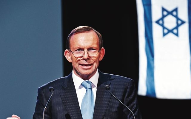Tony Abbott at the Scopus Foundation's celebration dinner in November 2013.
Photo: Dean Schmideg