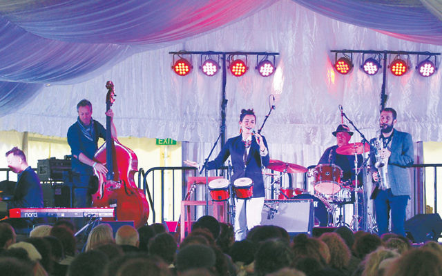Israeli singer Tula performs at the Shir Madness Jewish Music Festival in Melbourne. Photo: Peter Haskin