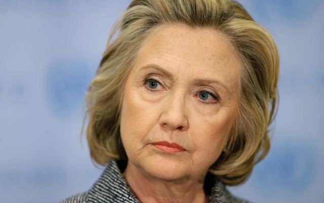 Hillary Clinton speaking at United Nations headquarters early this year.