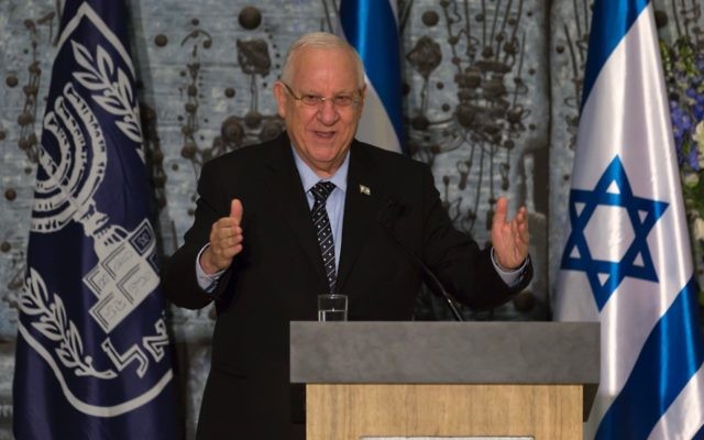 President Reuven Rivlin.