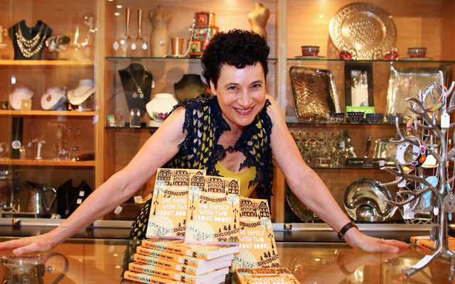 Author Anna Ciddor at the launch of her novel The Family With Two Front Doors at the Jewish Museum of Australia.  Photo: Peter Haskin