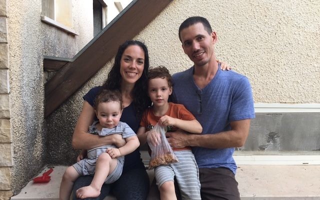 Rella Itin with her husband Erez and children Cody (left) and Ryan. Rella Itin with her husband Erez and children Cody (left) and Ryan.