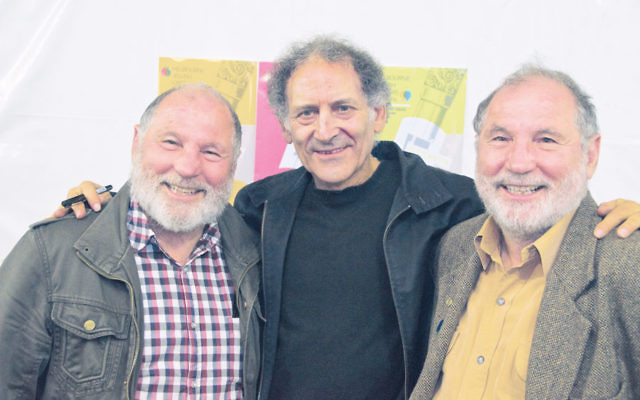Author Arnold Zable with Henry Nissen (left) and his twin brother Leon at the Melbourne Jewish Writers Festival. Photo: Morry Frenkel Author Arnold Zable with Henry Nissen (left) and his twin brother Leon at the Melbourne Jewish Writers Festival. Photo: Morry Frenkel