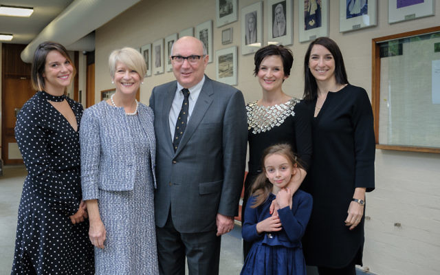 Michael Elkaim with his wife, daughters and granddaughter. Michael Elkaim with his wife, daughters and granddaughter.