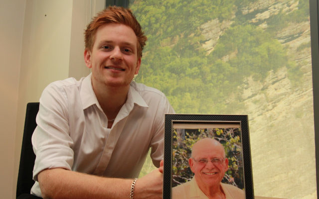 Remember September fundraising campaign founder Ben Wilheim with a photo of his father, Danny, who died in 2014 from pancreatic cancer.
Photo: Shane Desiatnik. Remember September fundraising campaign founder Ben Wilheim with a photo of his father, Danny, who died in 2014 from pancreatic cancer.
Photo: Shane Desiatnik.
