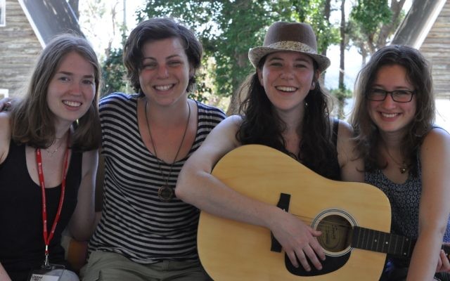 Bek Jacobs, Deb Neumann, Yardena Prawer and Talia Hoffman at Limmud Fest in 2014.