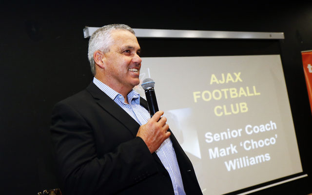 6-10-16. AJAX Best and Fairest 2016. The Bentleigh Club. Mark Williams. Photo: Peter Haskin
