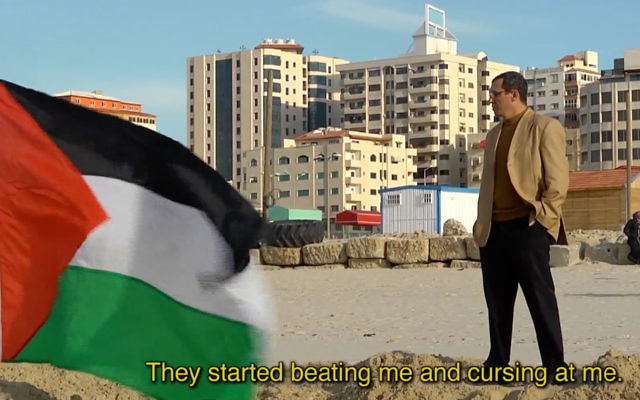 Deutsche Welle journalist Ayman Al Aloul discusses how he was intimidated. Photo: Screenshot