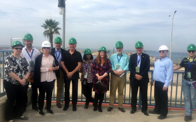 AICC Agri-food mission members at a desalinisation facility in Israel in late November, with delegation head Peter Shutz (third from right). AICC Agri-food mission members at a desalinisation facility in Israel in late November, with delegation head Peter Shutz (third from right).