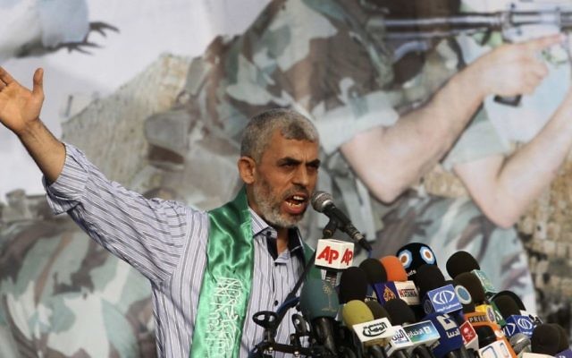 Yahya Sanwar. Photo: AP Photo/Adel Hana