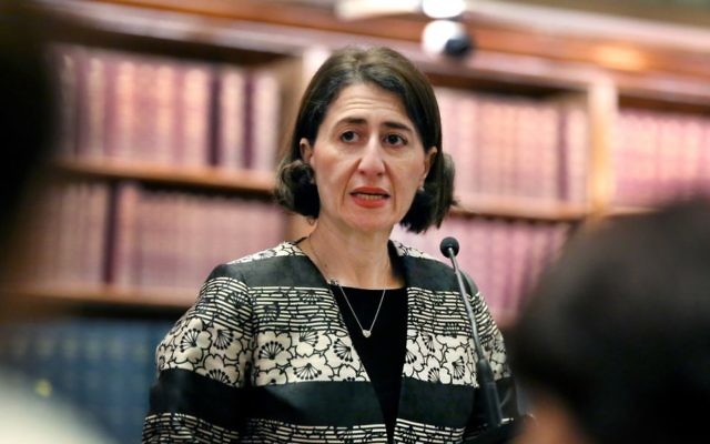 NSW Premier Gladys Berejiklian at Parliament House on Tuesday. Photo: Noel Kessel