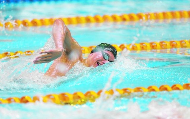Victoria’s Benno Negri came fifth in the final of the 17-18 Boys 50m freestyle at the 2017 National Age Swimming Championships. Victoria’s Benno Negri came fifth in the final of the 17-18 Boys 50m freestyle at the 2017 National Age Swimming Championships.