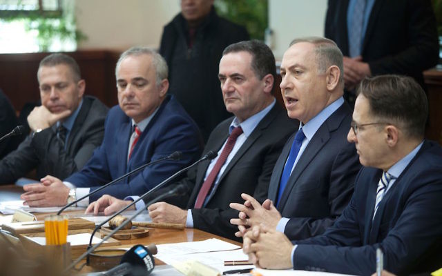 Israeli Prime Minister Benjamin Netanyahu chairs the weekly cabinet meeting in Jerusalem. Photo: DAN BALILTY/AFP/Getty Images Israeli Prime Minister Benjamin Netanyahu chairs the weekly cabinet meeting in Jerusalem. Photo: DAN BALILTY/AFP/Getty Images