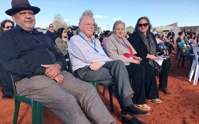 At the closing ceremony of the Indigenous Constitutional Convention, from left, Indigenous leader Noel Pearson; Mark Leibler and Pat Anderson, Referendum Council co-chairs, and Professor Megan Davis, UNSW’s Pro Vice-Chancellor, Indigenous. At the closing ceremony of the Indigenous Constitutional Convention, from left, Indigenous leader Noel Pearson; Mark Leibler and Pat Anderson, Referendum Council co-chairs, and Professor Megan Davis, UNSW’s Pro Vice-Chancellor, Indigenous.